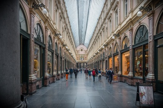 Les Galeries Royales Saint-Hubert in Brussels 